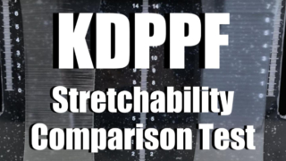 KDPPF স্ট্রেচেবিলিটি তুলনা পরীক্ষা